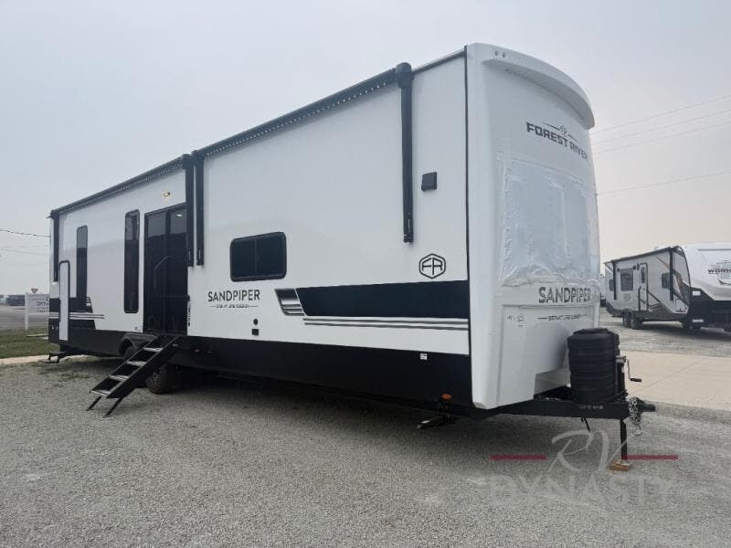New 2027 Forest River Sandpiper Destination Trailers 411DBDL available in Bunker Hill, Indiana