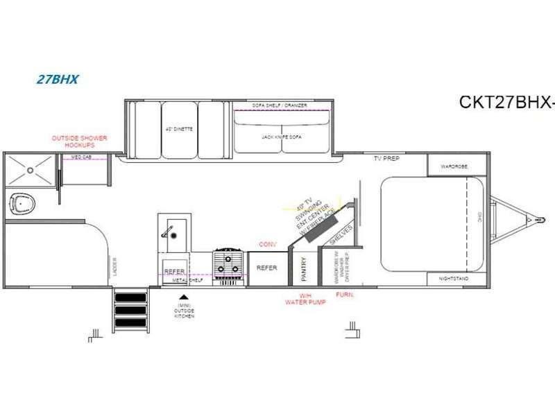New 2027 Forest River Cherokee Alpha Wolf 27BHX-L available in Bunker Hill, Indiana