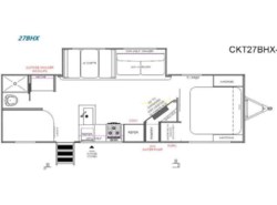 New 2027 Forest River Cherokee Alpha Wolf 27BHX-L available in Bunker Hill, Indiana