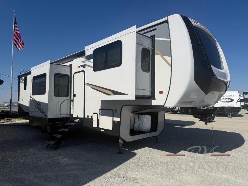 Used 2022 Forest River Cedar Creek 371FL available in Bunker Hill, Indiana