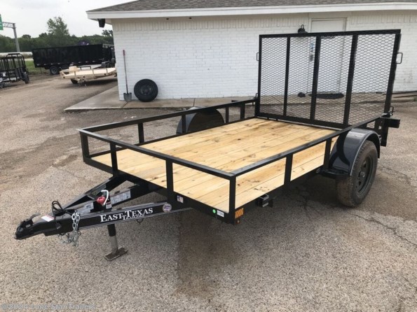 2024 East Texas Trailers | 6.5x10 | Utility Angletop | 1-3.5k Axle | Black available in Lacy Lakeview, TX