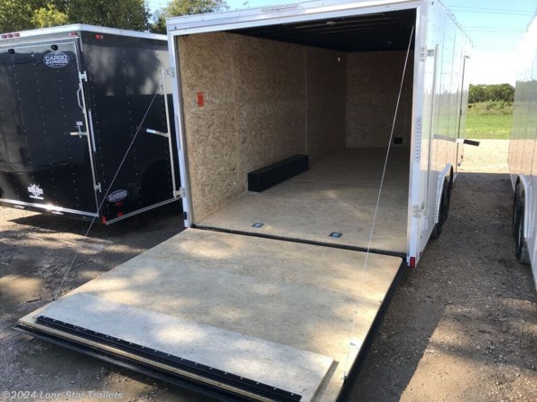 2024 Cargo Express XL | 8.5x24 |  SE Enclosed | 2-5.2k Aes | White| Ramp available in Lacy Lakeview, TX