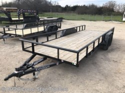 2024 East Texas Trailers | 7x20 | Utility Pipetop | 2-3.5k Axles | Black |