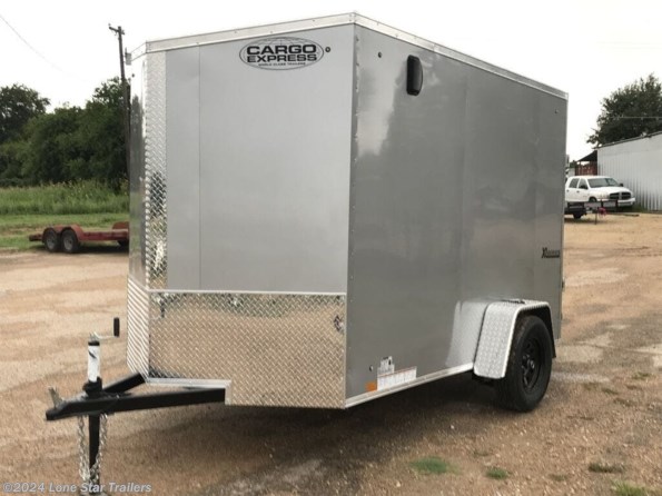 2024 Cargo Express XL | 6x10 |  SE Enclosed | 1-3.5k Ae | Silver | Ramp available in Lacy Lakeview, TX