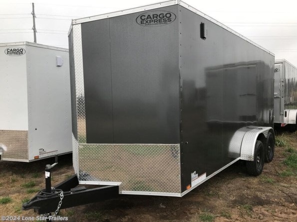 2024 Cargo Express XL | 7x16 |  SE Enclosed | 2-3.5k Aes | Charcoal | Ra available in Lacy Lakeview, TX