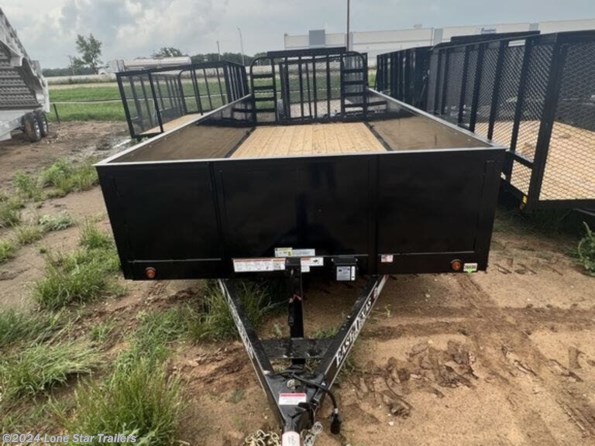 2023 East Texas Trailers | 7x18x2 | Landscape | 2-6k Axles | Black| Gate available in Lacy Lakeview, TX