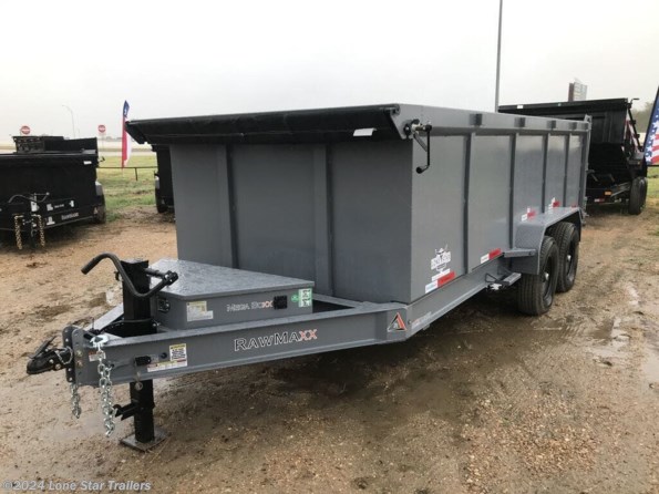 2024 Miscellaneous RawMaxx Trailers | 7x16x4 | Dump | 2-7k Axles | Gr available in Lacy Lakeview, TX