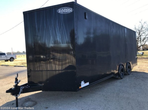 2024 Cargo Express XL | 8.5x24 |  SE Enclosed | 2-5.2k Aes | Black BlkOu available in Lacy Lakeview, TX