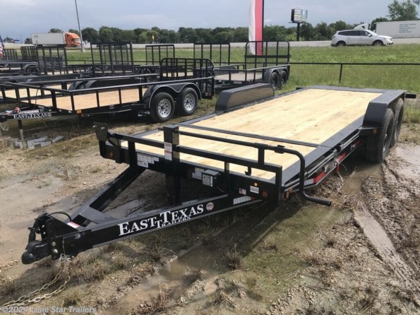2024 East Texas Trailers | 7x18 | Tilt Deck | 2-7k Axles | Black | Knife Ed available in Lacy Lakeview, TX