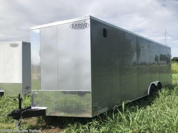 2024 Cargo Express XL | 8.5x24 |  SE Enclosed | 2-3.5k aes | Silver | Ra available in Lacy Lakeview, TX