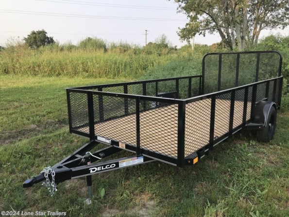 2021 Delco | 77X14X2 | Landscape | 1-3.5k Axle | Black | Gate available in Lacy Lakeview, TX