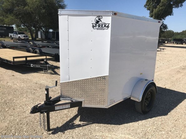 2023 T-Rex Trailers | 4x6 | Enclosed Cargo | 1-3.5k Axle | White | Swi available in Lacy Lakeview, TX