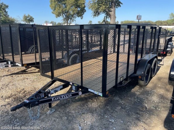 2024 East Texas Trailers | 6.5x14x4 | Landscape | 2-3.5k Axles | Black | Ga available in Lacy Lakeview, TX