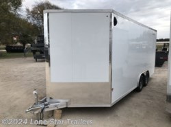 2024 Stealth | 8.5x18 | Enclosed | 2-3.5k Axles | White | Ramp