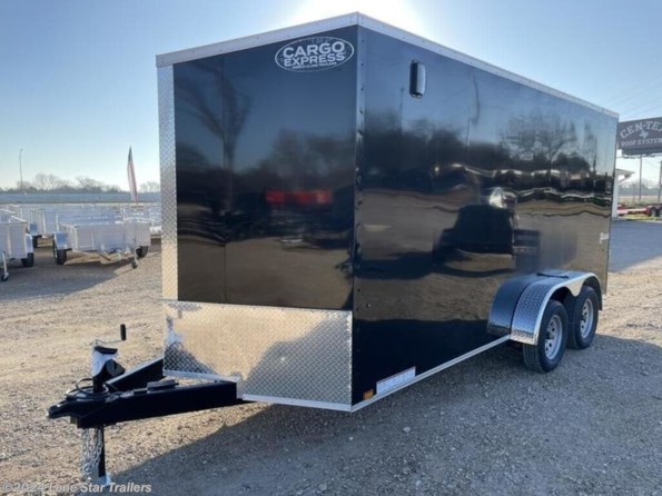 2024 Cargo Express XL | 7x16 |  SE Enclosed | 2-3.5k Aes | Black | Ramp available in Lacy Lakeview, TX