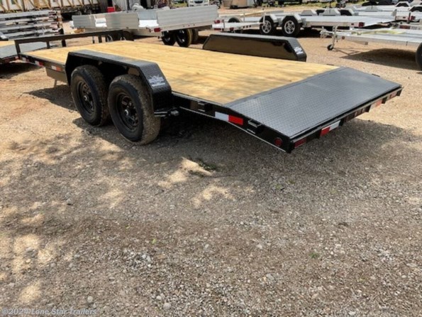 2024 Coffee Creek | 7x16 | Equipment Car Hauler | 2-6k Axles | Black available in Lacy Lakeview, TX