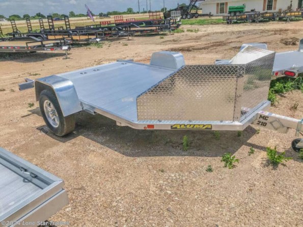 2024 Aluma MC210 |  Motorcycle Trailer | 1-3.5k Axle | Ramp available in Lacy Lakeview, TX