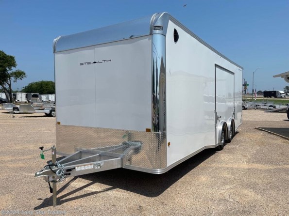 2023 Stealth | 8.5x24 | Enclosed Car hauler | 2-52k axles | Whi available in Lacy Lakeview, TX
