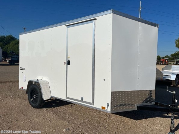 2024 Cargo Express EX | 6x12 |  DLX Enclosed | 1-35k axle | White | Barn available in Lacy Lakeview, TX