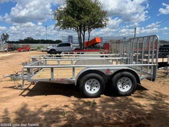 2024 GR | 77x12 | Utility PipeTop | 2-35k Axles | Silver | available in Lacy Lakeview, TX