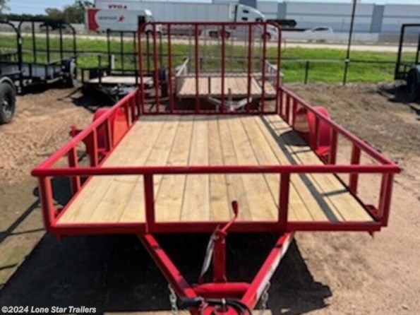 2024 GR | 77x14 | Utility PipeTop | 1-35k Axle | Red | Tai available in Lacy Lakeview, TX