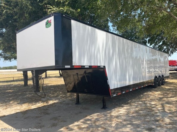 2023 T-Rex Trailers | 8.5x44 |GN Enclosed Cargo | 3-7k axles | White | available in Lacy Lakeview, TX