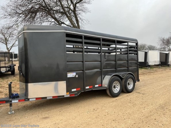 2024 Delco | 6x16 | BP LiveStock | 2-6k Torsion Axles | Grey available in Lacy Lakeview, TX