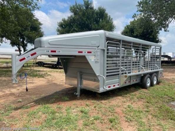 2024 GR 20' Tandem Axle Gooseneck stock  STH6820W14LNR available in Lacy Lakeview, TX