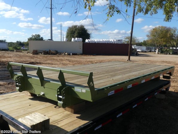 2024 RawMaxx | 8x14 Roll Off Flatbed | Green | Slide N Ramps available in Lacy Lakeview, TX