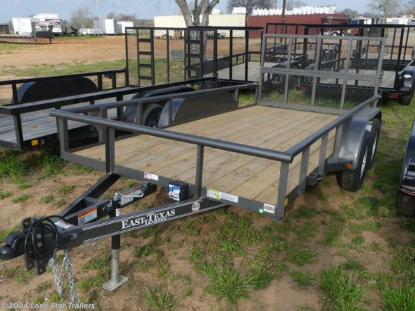 2024 East Texas Trailers | 6.5X14 | Utility Pipetop | 2-3.5k Axles | Grey | available in Lacy Lakeview, TX