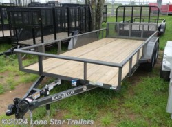 2024 East Texas Trailers | 6.5x16 | Utility Pipetop | 2-3.5k Axles | Grey |