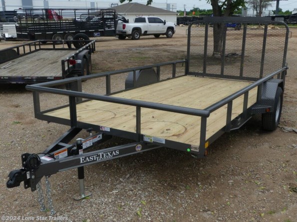 2024 East Texas Trailers | 7x14 | Pipetop Utility | 1-35k axle | Grey | Tai available in Lacy Lakeview, TX