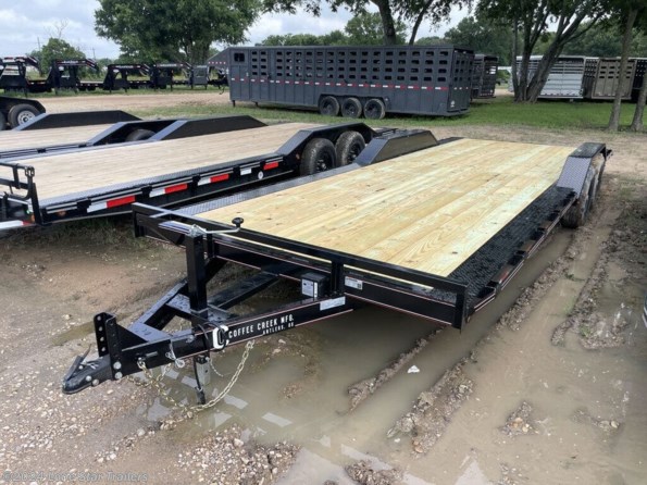 2024 Coffee Creek | 8.5x24 | Carhauler | 2-6k axles | Black | Slide available in Lacy Lakeview, TX