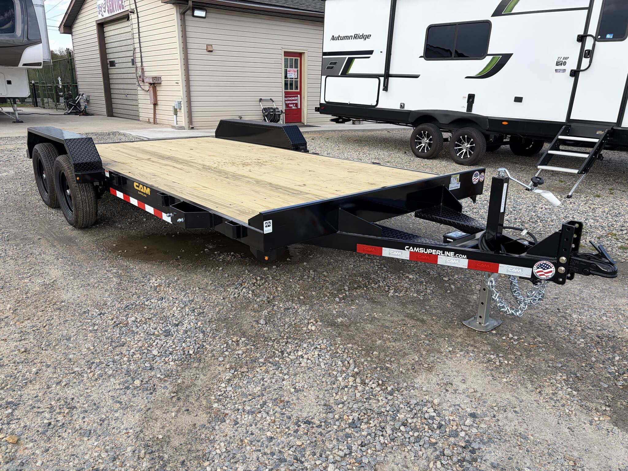 New 2026 CAM Superline P35CAM18CH 6'10X18 WOOD DECK CAR HAULER available in Clayton, Delaware