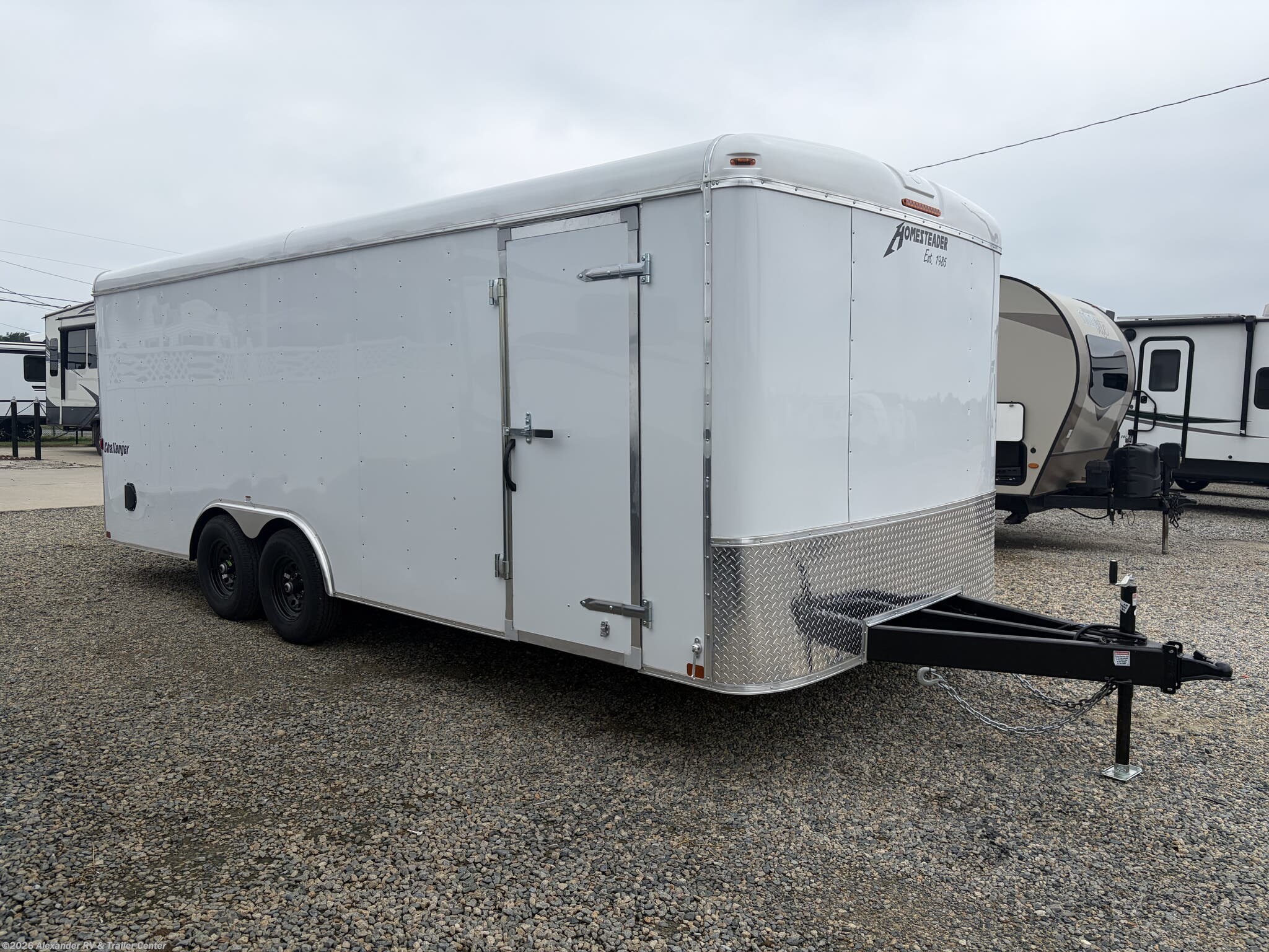 New 2026 Homesteader Challenger 8.5x20 W/ Ramp Door Package, 60" Ext Tongue, 10k available in Clayton, Delaware