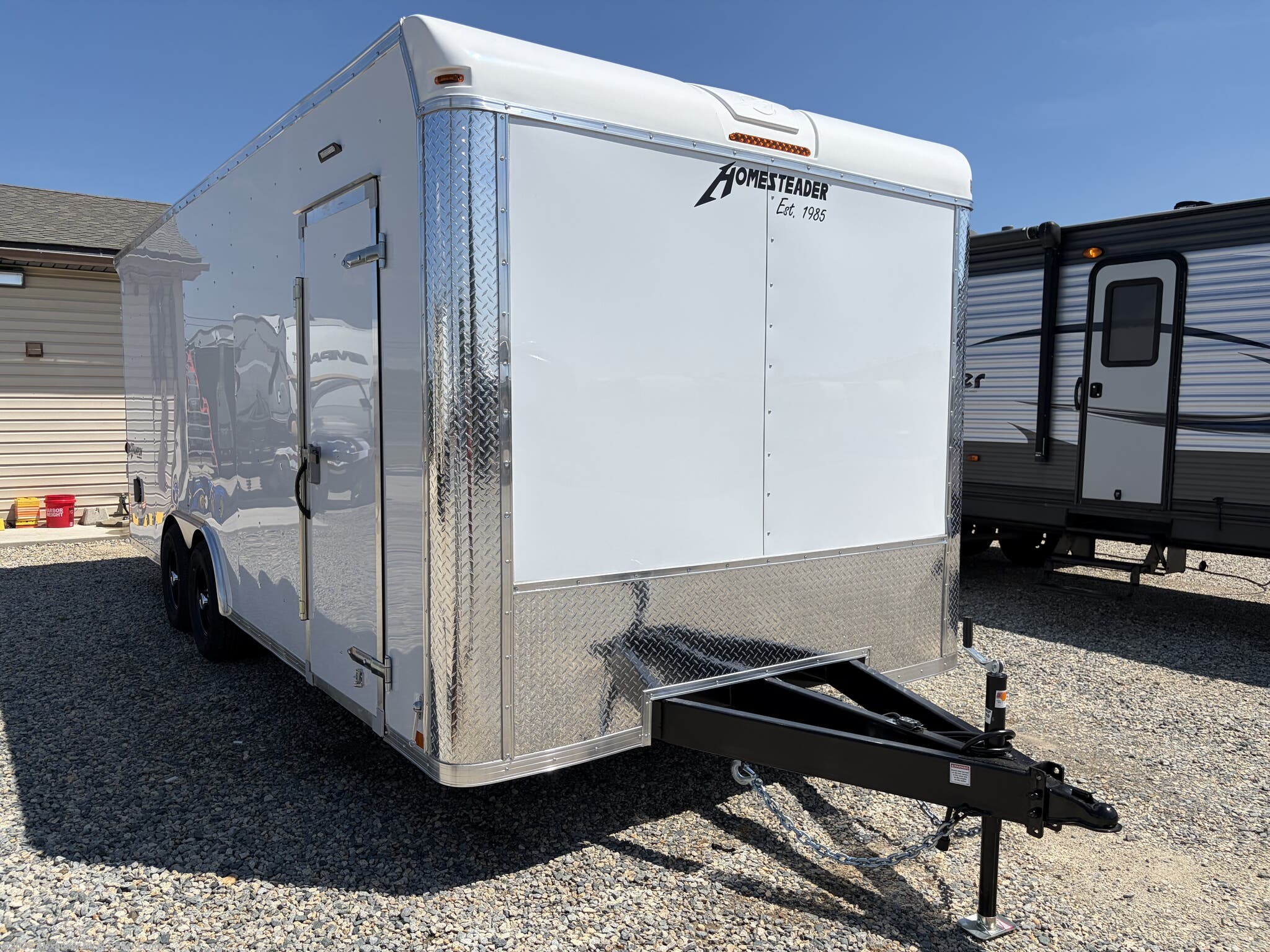 New 2027 Homesteader  8.5X20 CHAMPION /REAR SPOILER, ACP SKIN available in Clayton, Delaware