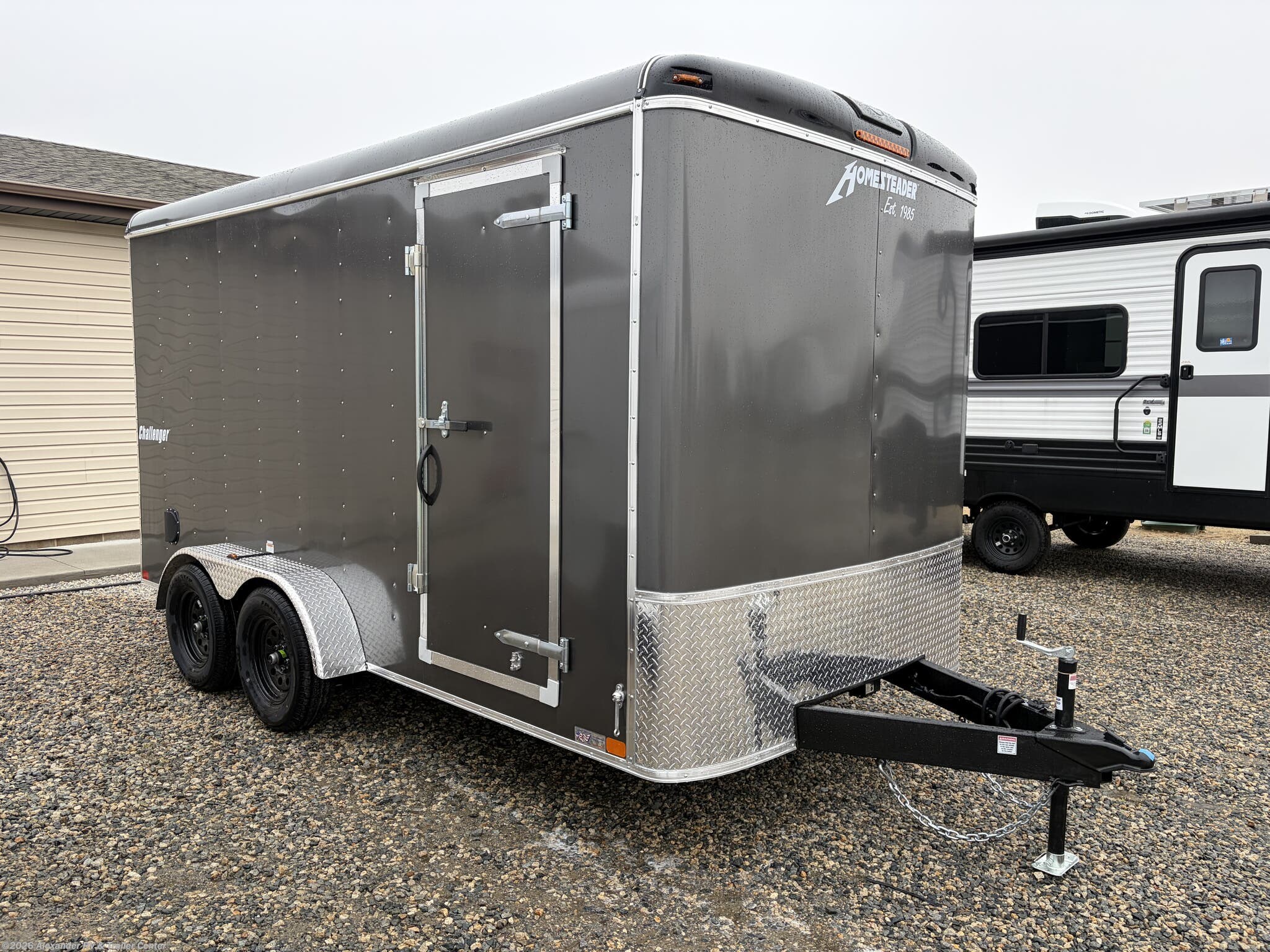 New 2026 Homesteader  7X14  Challenger W/ Ramp Door Pkg, +6" Height available in Clayton, Delaware