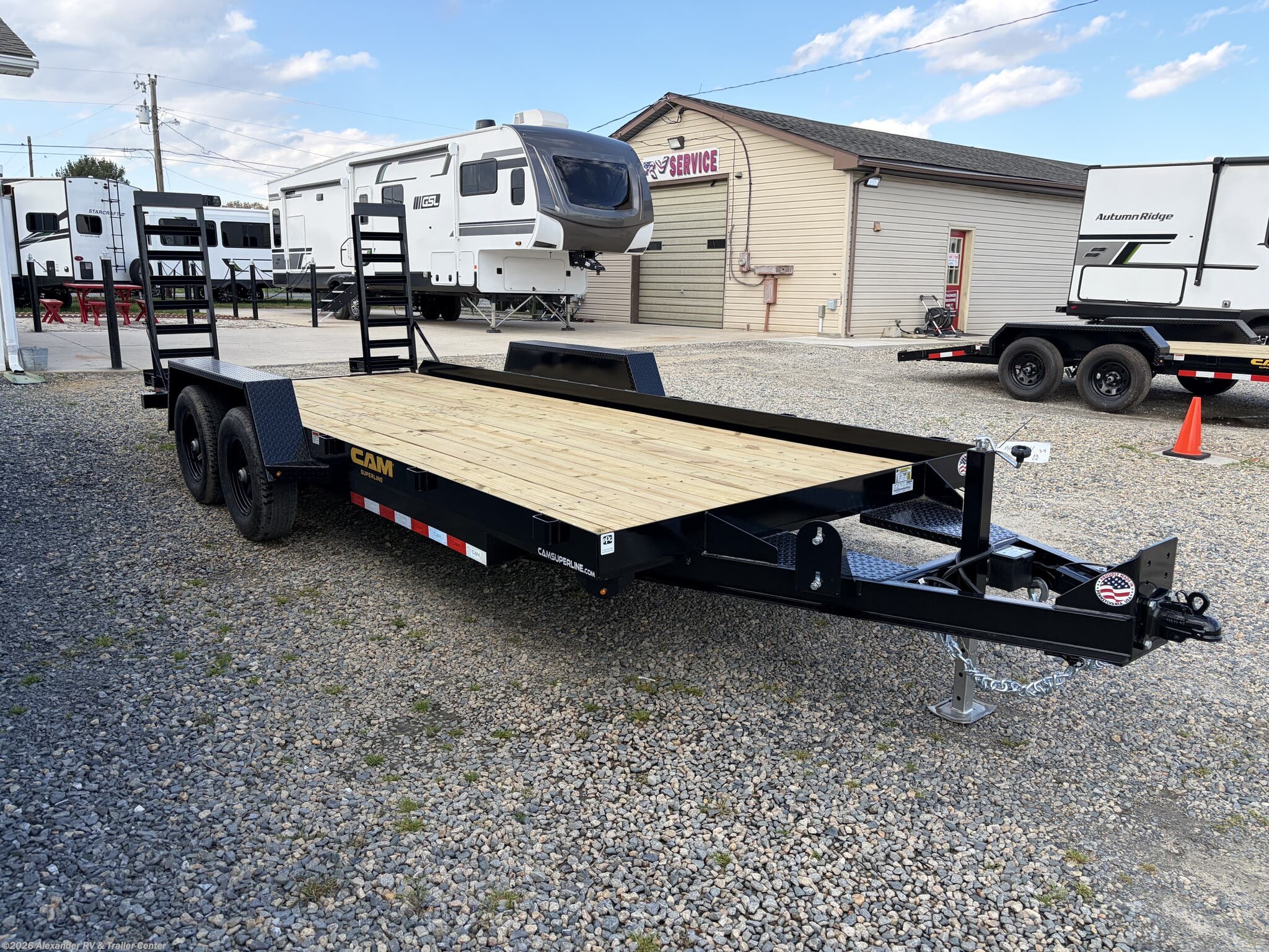 New 2026 CAM Superline  6'10 X 18 ANGLE EQUIPMENT HAULER 10K available in Clayton, Delaware