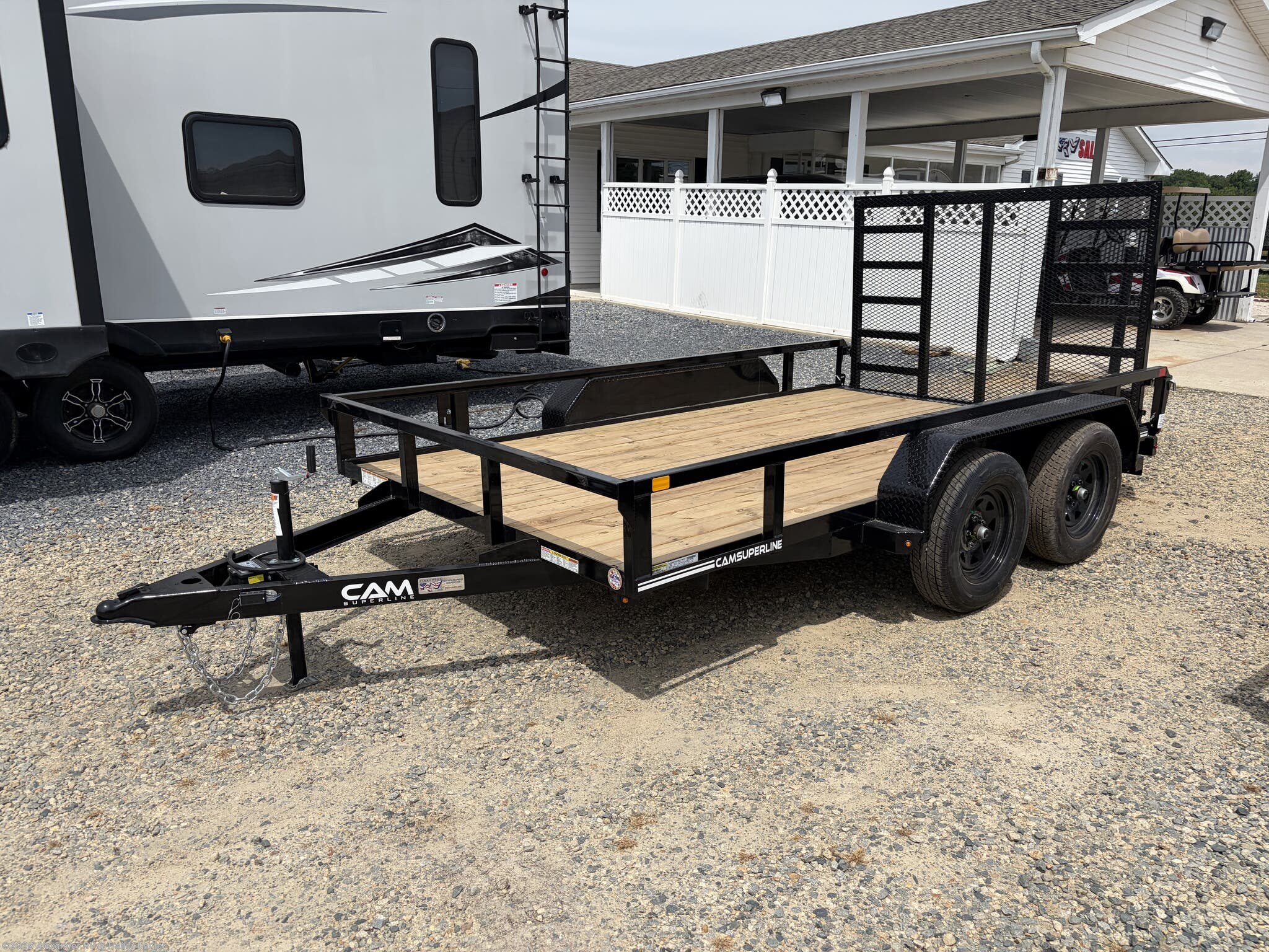 New 2026 CAM Superline  7X12 TANDEM AXLE UTILITY TRAILER BOX TUBE available in Clayton, Delaware