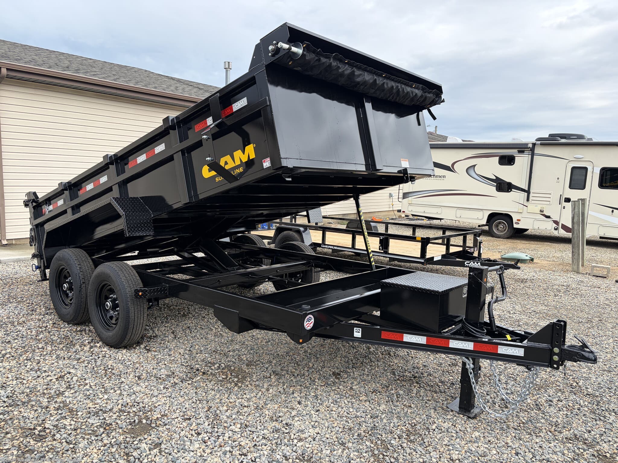 New 2027 CAM Superline  7X14 HD SCISSOR DUMP 14K available in Clayton, Delaware