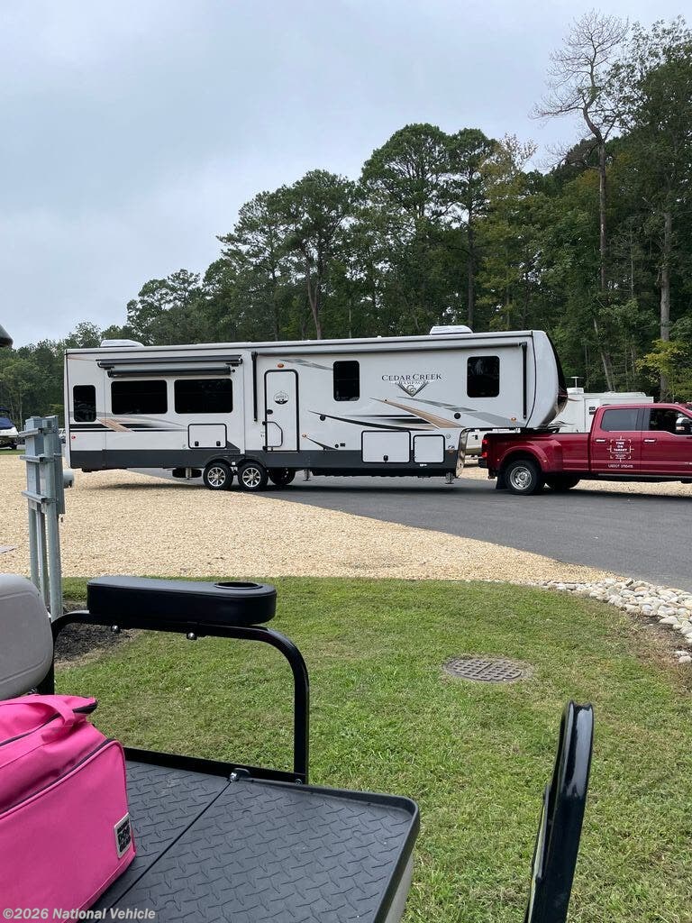Used 2022 Forest River Cedar Creek Champagne 38EL available in Woodbridge, Virginia