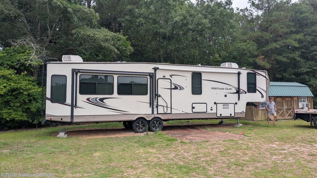 Used 2021 Forest River Wildwood Heritage Glen 369BL available in Goldsboro, North Carolina