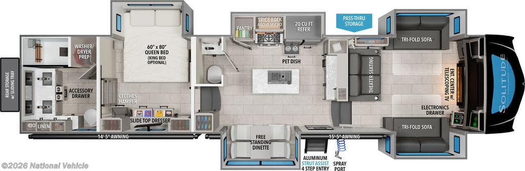 Used 2026 Grand Design Solitude 380FL available in Trenton, South Carolina