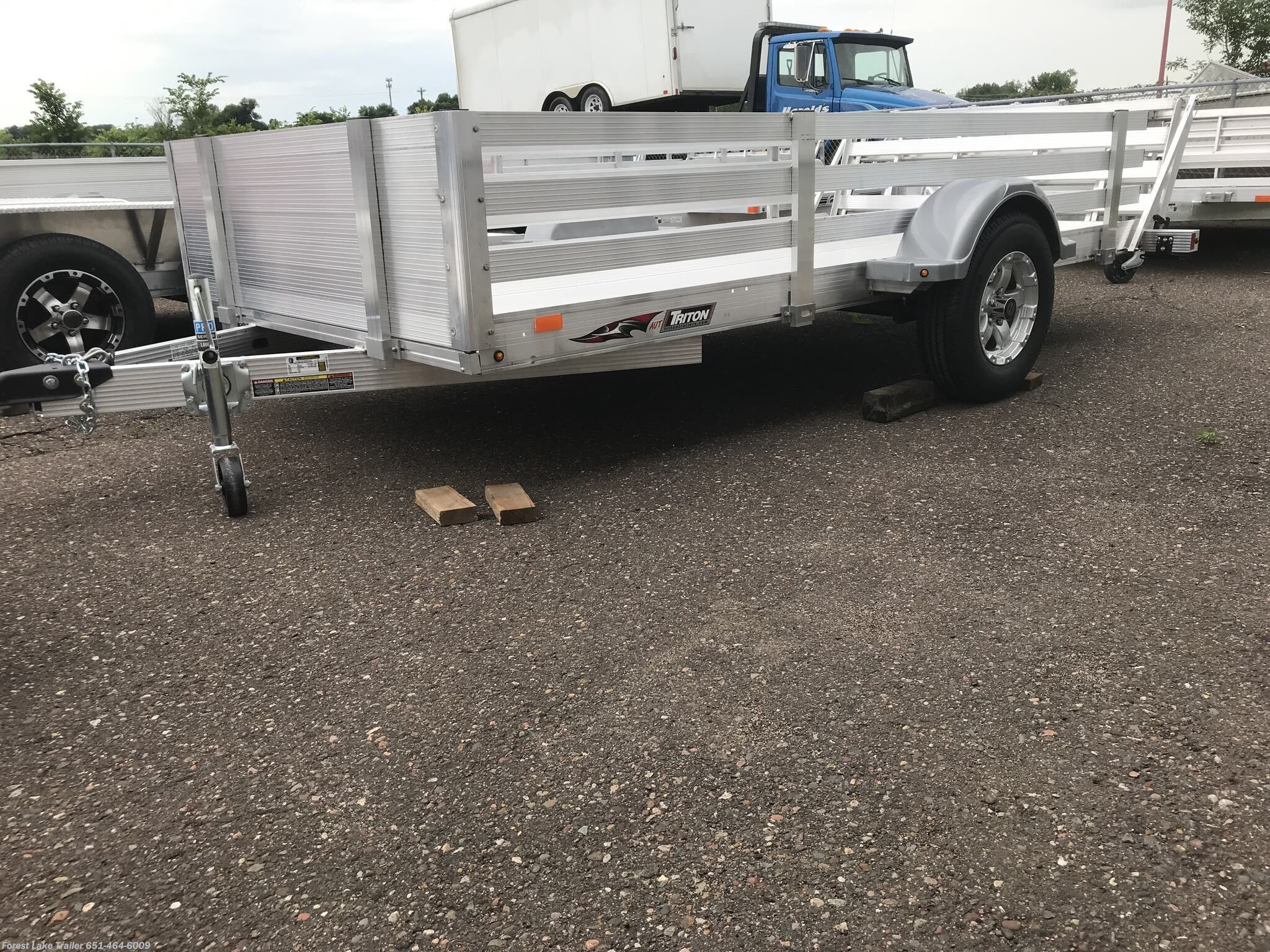 Utility Trailer 2019 Triton Trailers AUT Series 1272 Rail Side