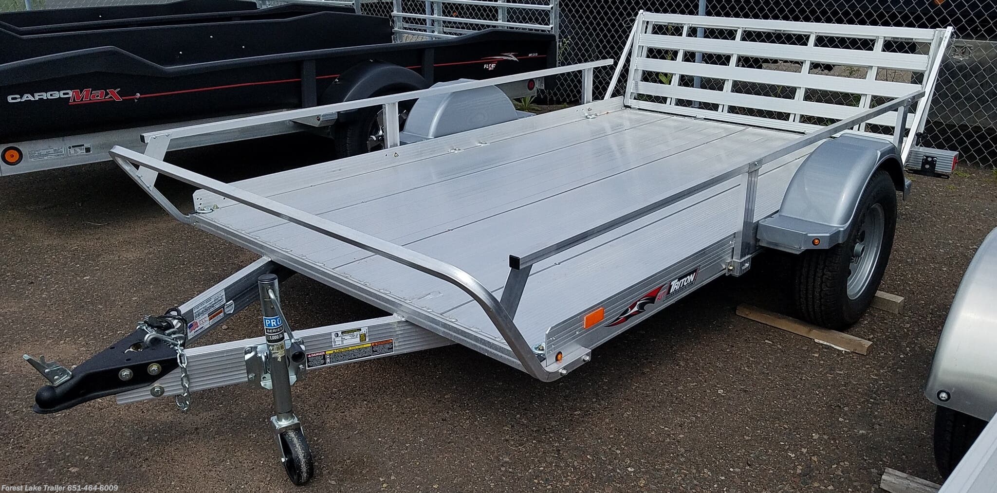 Utility Trailer 2020 Triton Trailers AUT Series 6x10 Low Rail Side