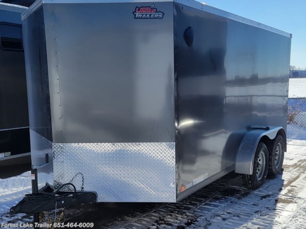 2022 United Trailers XLV 7x14 Ramp Door 6’ High Cargo Trailer available in Forest Lake, MN
