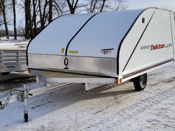 2022 FLOE ProTektor SALE! 12’  2 Place Enclosed Snowmobile Trailer available in Forest Lake, MN