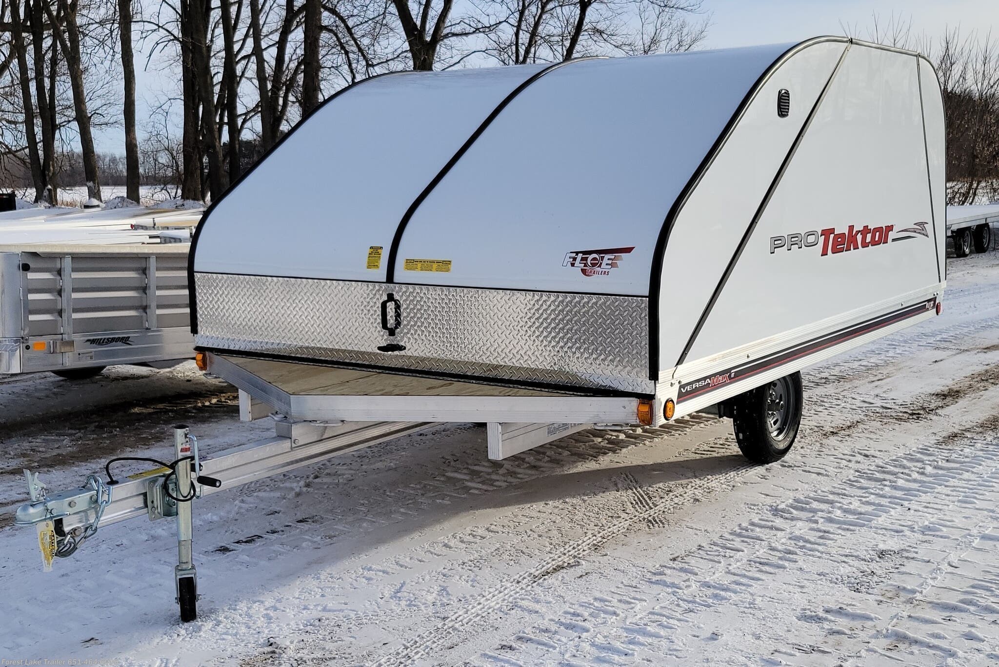 8x12 Snowmobile Trailer for sale | New FLOE ProTektor SALE! 12’ 2 Place ...
