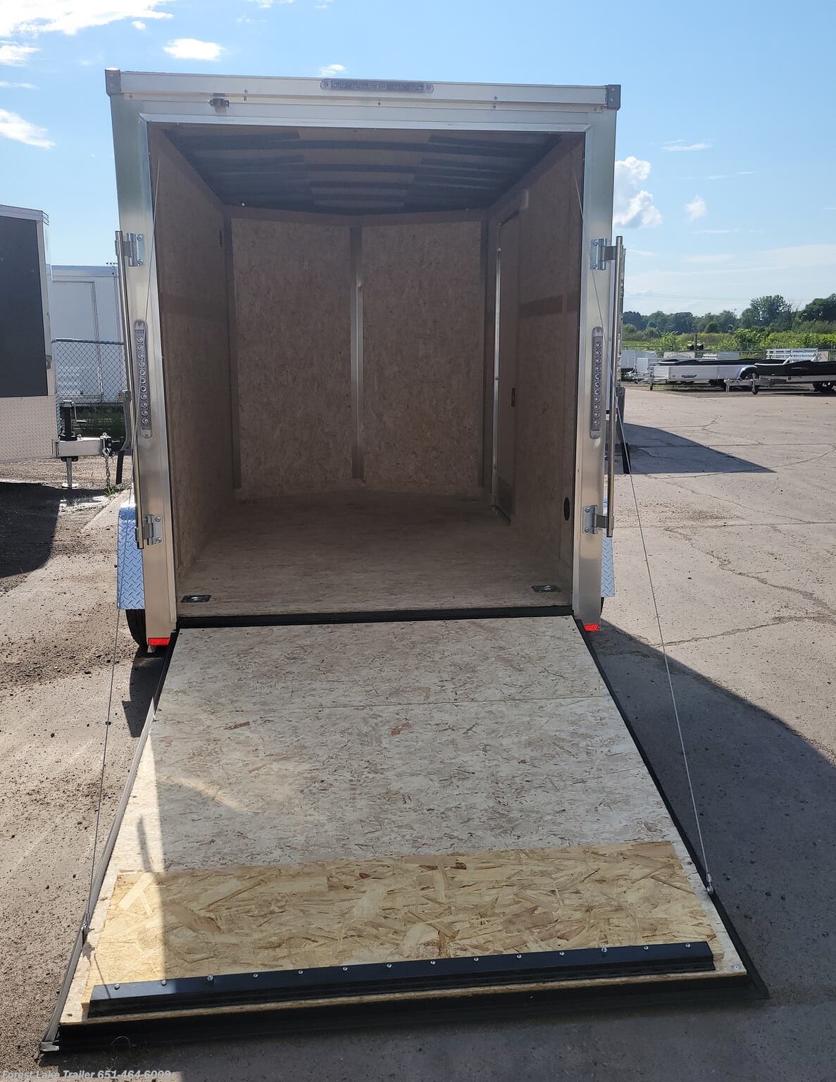 6x10 Cargo Trailer for sale New MTI MDLX 6x10 6’6'' H V Front