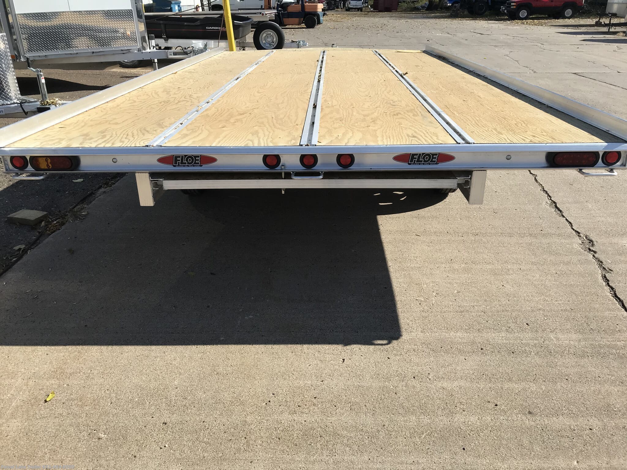 8x16 Snowmobile Trailer for sale New FLOE Versa Max RT 16’ Ramp 3